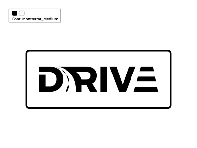 Drive Logo black branding branding identity car crossing design drive driver driving graphic design icon illustration journey letter logo road vector white