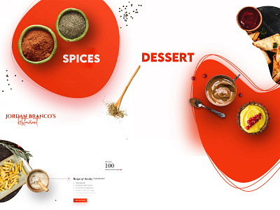 Jordon Branco Restaurant app art branding design illustration ui ux
