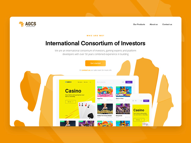 AGCS - Betting on Africa bet betting international africa investors partners game gambling casino developing consulting business