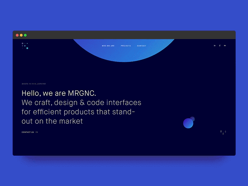 MRGNC – Web-agency Concept