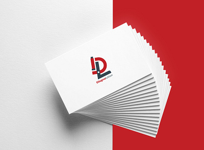 Diagnolution branding graphic design lettermark logo logo mockup ui