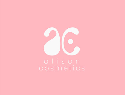 Alison Cosmetics Logo design branding graphic design identity logo vector