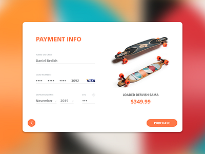 Daily UI 002 - Credit Card form credit card daily ui form ui