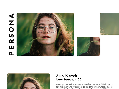 Persona Anna app design persona ui ux uxui design
