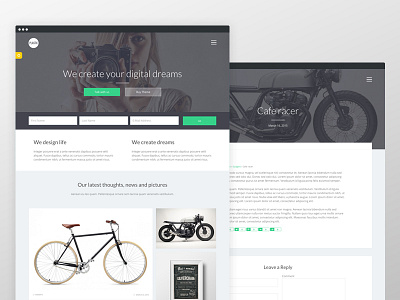 Plastic - Genesis WordPress Theme clean flat genesis masonry responsive website wordpress