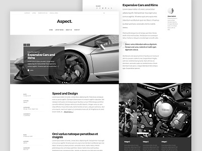 Aspect Pro - Homepage blog content genesis genesiswp magazine theme web design website wordpress
