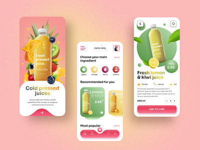 Fresh juices online store app