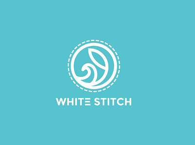 Logo Design for White Stitch branding design illustration logo vector