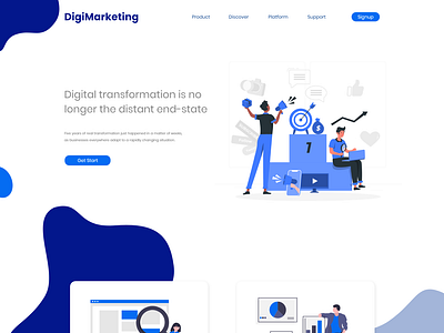 UI design - DigiMarketing