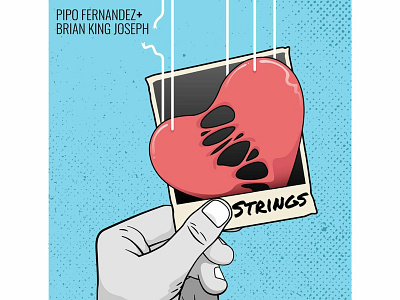Strings - Album cover americas got talent cover design graphic design heart illustration illustrator music strings vector