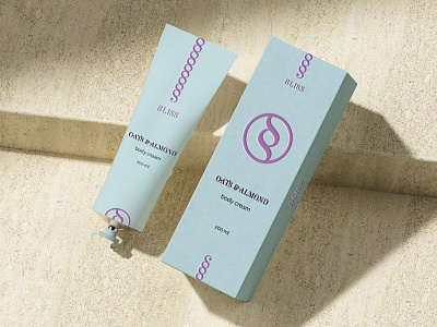 Skincare packaging for a beauty studio