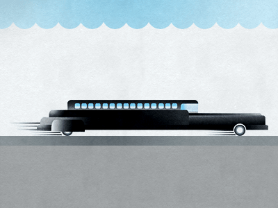 Car from Bigswille bigswille car cartoon color design gif illustration retro