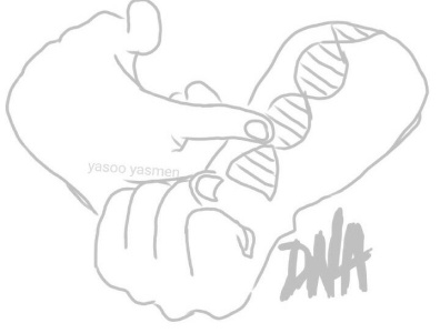 DNA LOGO design drawings ill illustration