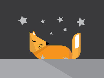 Sleeping Fox | Adobe Illustrator design graphic design illustration vector