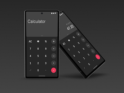 Calculator App | UI Design Challenge adobexd app design figma frame mockup ui ux xd