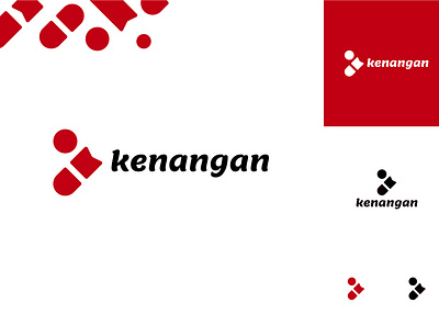 Kenangan Logo Concept app branding design graphic design logo typography vector