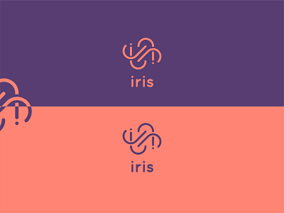 iris Logo app branding design graphic design logo typography vector