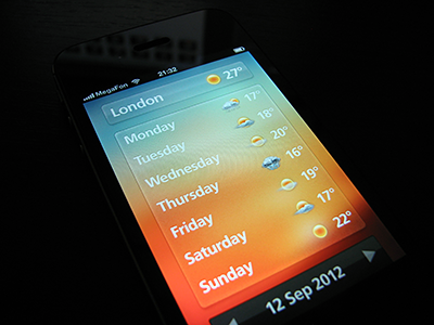 Weather app UI idea app gui interface iphone ui weather