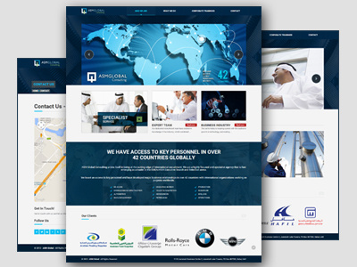 Asmglobal Web design network technology ui website