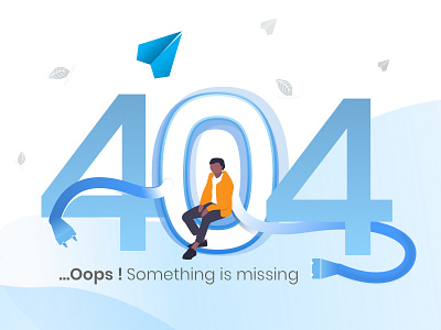 404 Page 404 blue creative dubai illustraion something missing ui ux uxdesign vector