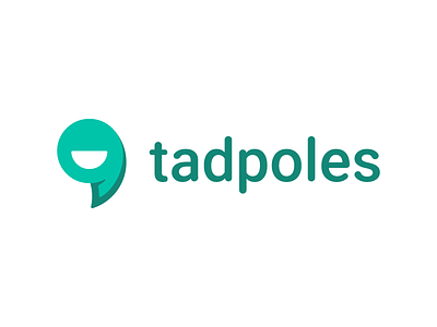 Tadpoles Logo Redesign branding child care daycare logo redesign tadpole