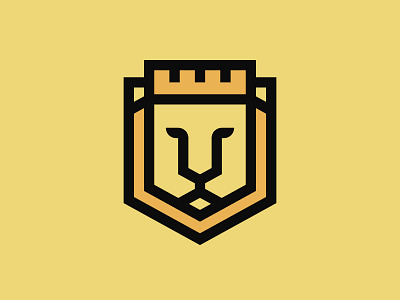 Lion King Crest coat of arms crest king lion logo shield