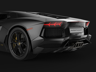 Lamborghini Aventador 3d branding car graphic design lamborghini render supercar