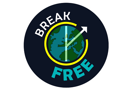 Break Free app branding design icon illustration logo typography ui ux vector