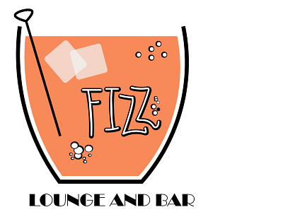 FIZZ: :Lounge and Bar Concept branding design icon illustration logo typography vector