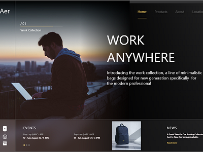 website design template workanywhere