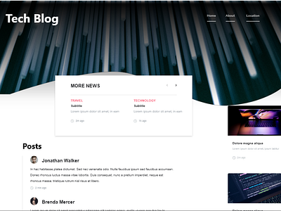 blog design