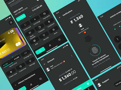 Digital Payment App UI/UX Design app design figma graphic design illustration photoshop ui ux