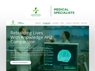 HealthCare webapp design