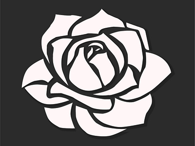 Rose illustration vector