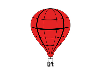 Hot air balloon dailylogochallenge graphic design logo