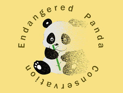 Endangered Panda Conservation dailylogochallenge graphic design logo