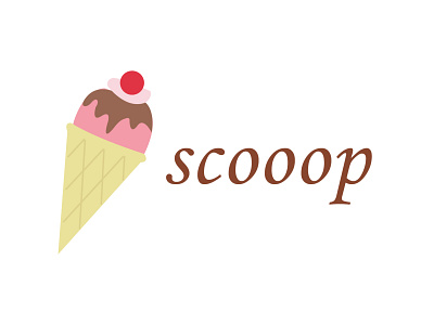 Ice cream logo dailylogo dailylogochallenge design graphic design icon logo