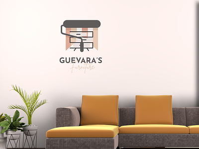 Gueveras Furniture apollostudio branding design illustration line art line logo logo minimalist logo ui vector