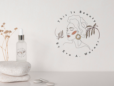 This is Beauty apollostudio botanical branding design illustration line art line logo logo minimalist logo ui vector