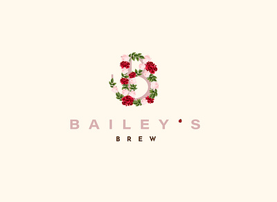 Baileys Brew apollostudio botanical branding design feminine illustration line art line logo minimalist logo