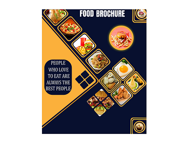 Food Brochure template. design graphic design illustration