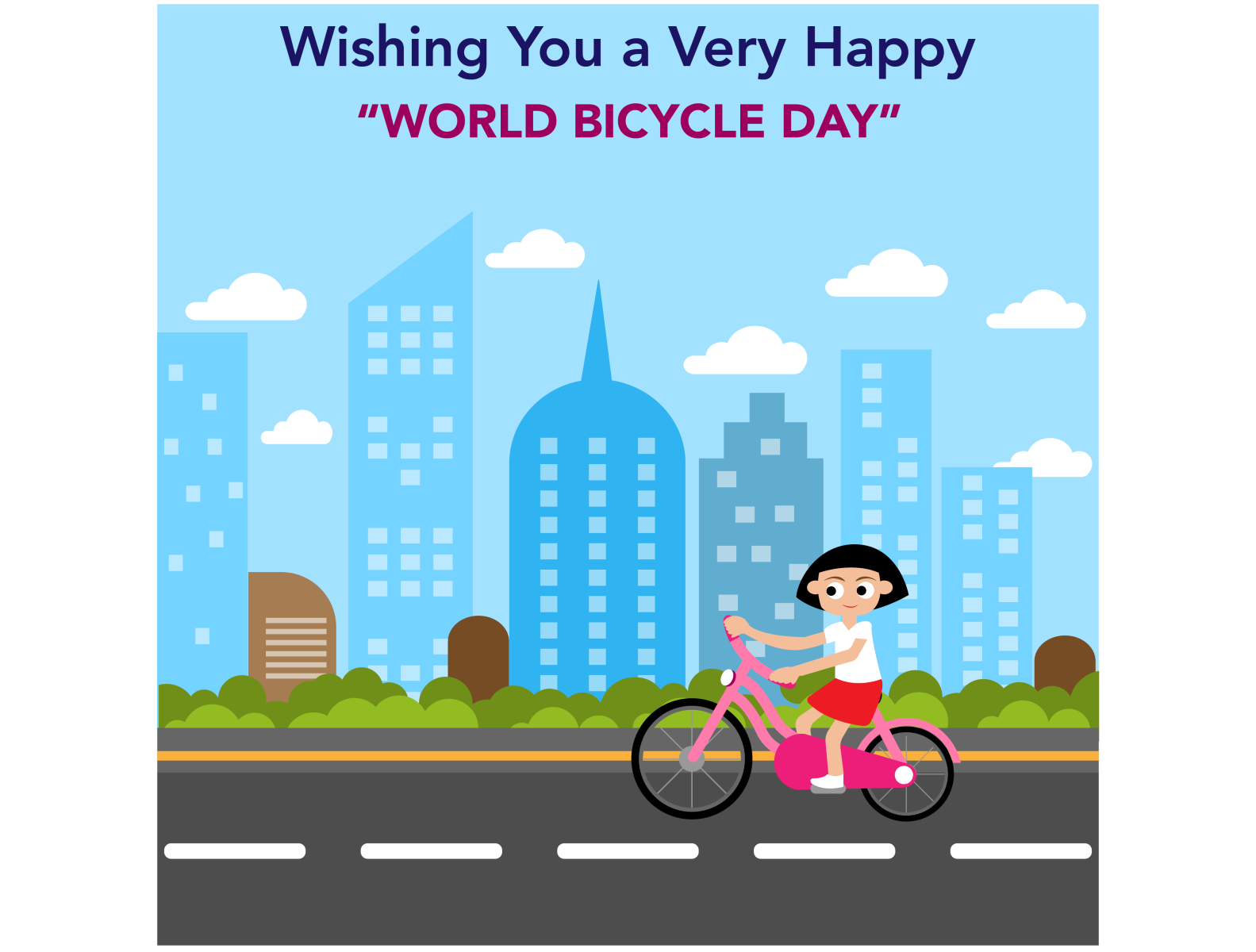 World Bicycle Day Poster Design. by divya tewari on Dribbble