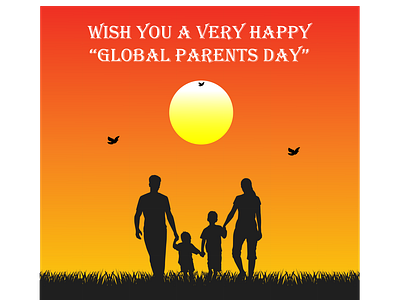 Global Parents Day Poster Design.