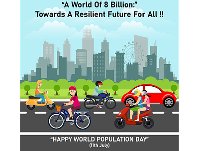 World Population Day Poster Design design graphic design illustration vector