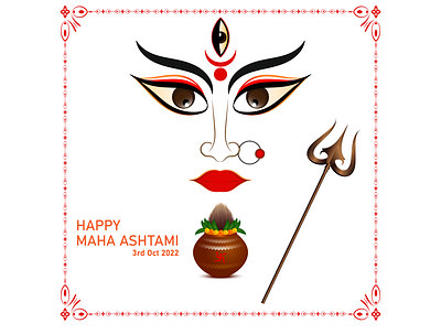 Ashtami Creative design graphic design illustration vector