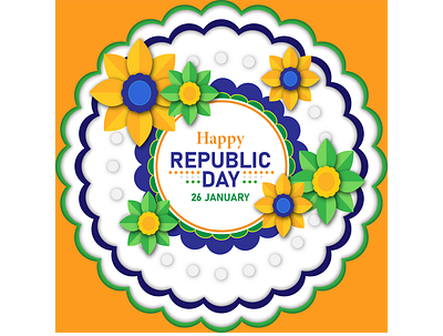 Republic Day Creative... design graphic design illustration vector