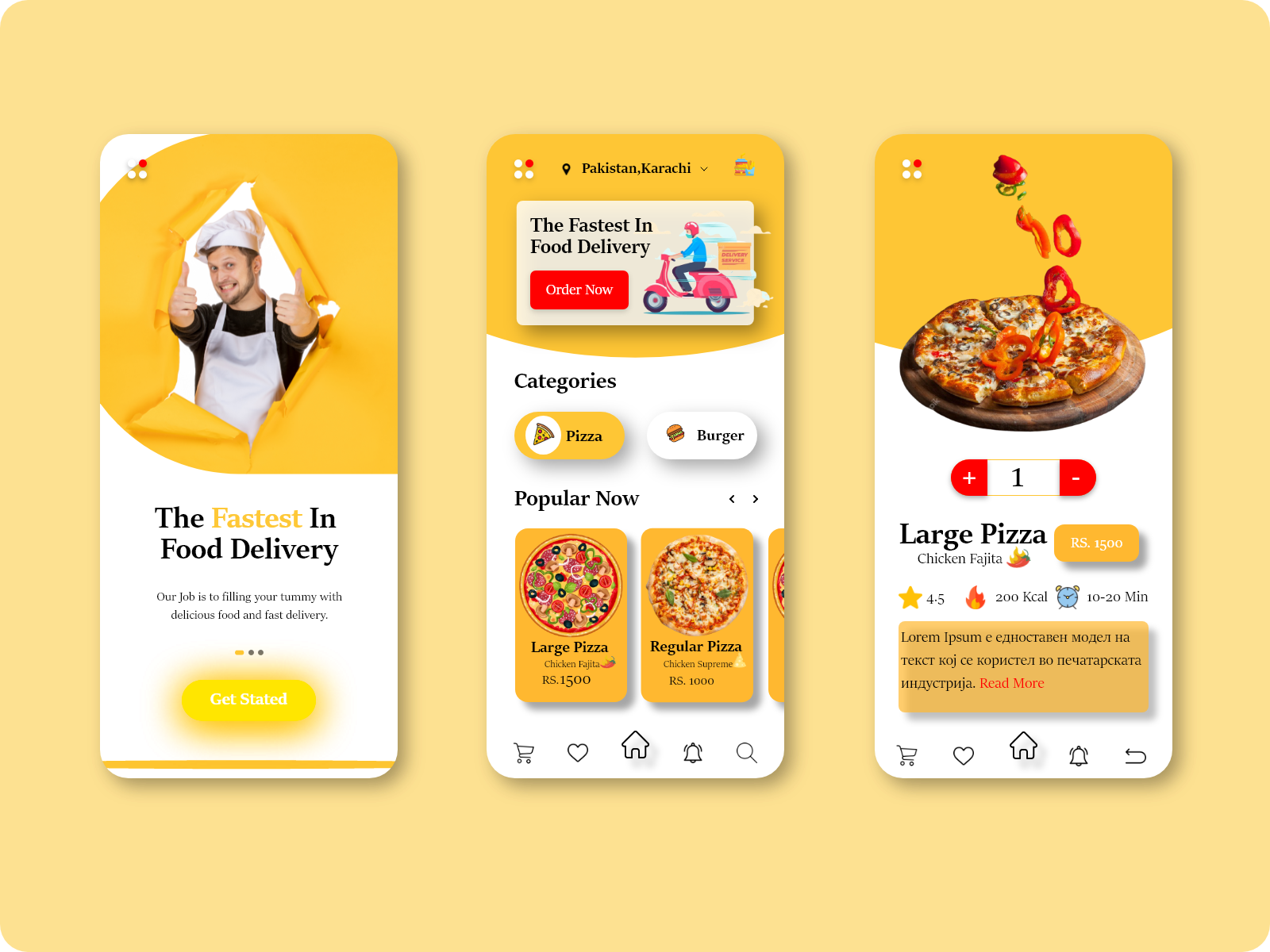 Food Delivery App Ui Ux Design By Fouzan Hasan On Dribbble