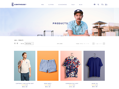 Clothes E-Commerce Products Page (W.I.P) brand clothes shop design ecommerce shop product page website workinprogress