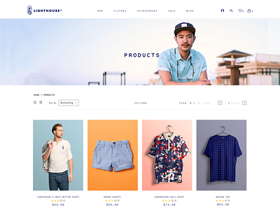 Clothes E-Commerce Products Page (W.I.P)