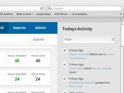 Project Management II dashboard localhost pet project thug life ui
